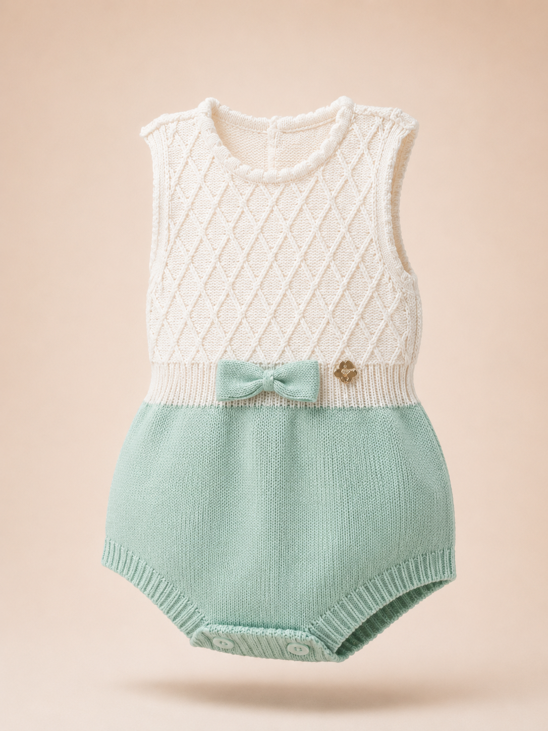 Romper Tricô Charlotte Verde