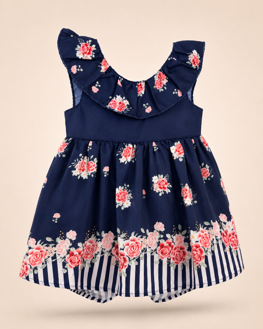 Vestido Jardim Navy Floral