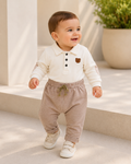 Conjunto Bento Teddy Bege